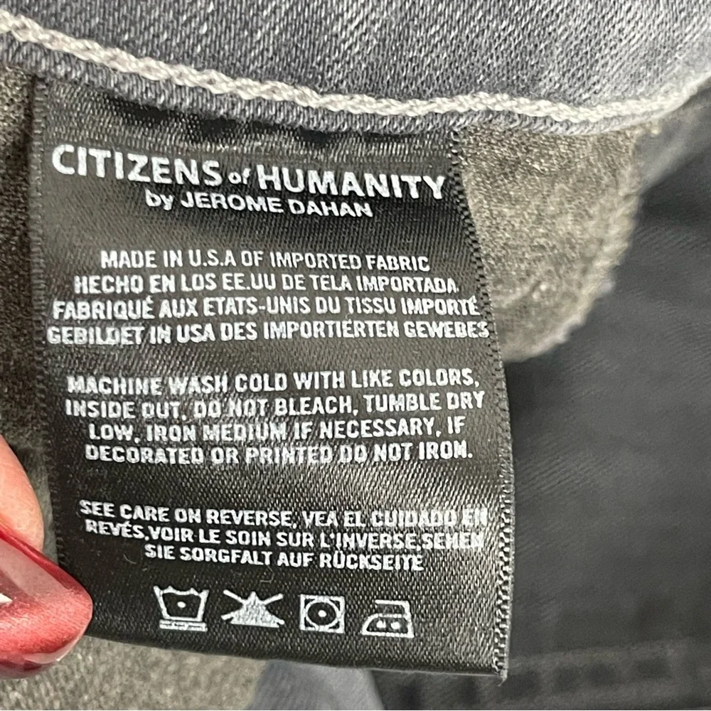 Citizens of Humanity Gray Skinny Jeans Women’s Size 29 Mid Rise Stretch 1300-602